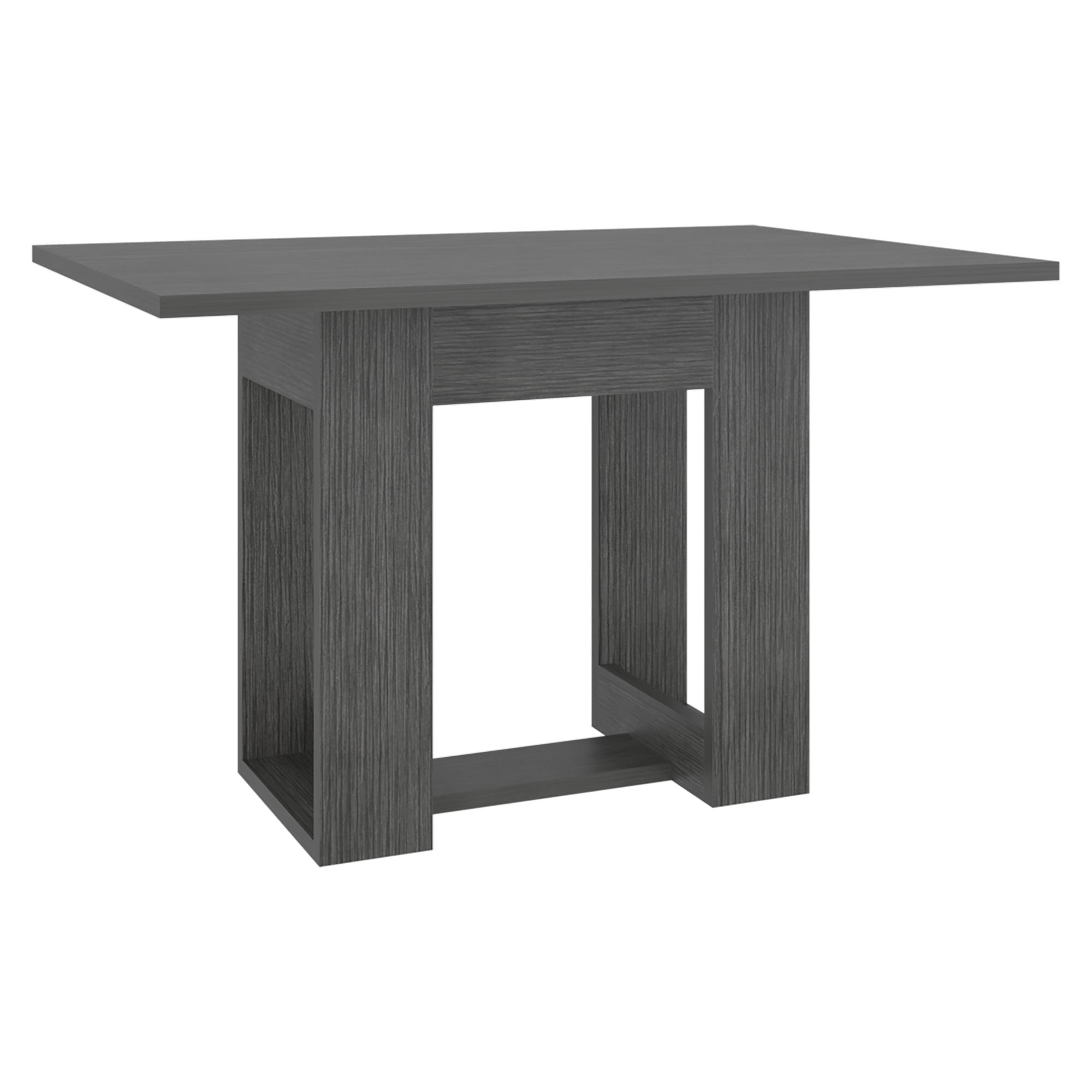 Fm Furniture - Mesa De Comedor Capacidad Para 4 Puestos 74x120x85 Cm Gris
