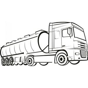 Rienda Libre Graphics - Decomural Oil Tanker Large Truck Ws-17932
