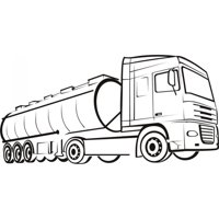 Rienda Libre Graphics - Decomural Oil Tanker Large Truck Ws-17932