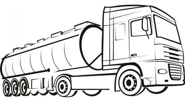 Rienda Libre Graphics - Decomural Oil Tanker Large Truck Ws-17932