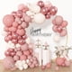 thumbnail image 1 of Kit de arco y guirnalda de globos Archloon rosa empolvado de 156 piezas, 1 of 5
