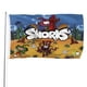 thumbnail image 1 of Los Snorkels Bandera impresa con temática, regalo perfecto para fanáticos, amigos y familiares, y adecuada para actividades al aire libre e interiores, decoraciones de fiesta. 60*90CM, 1 of 6