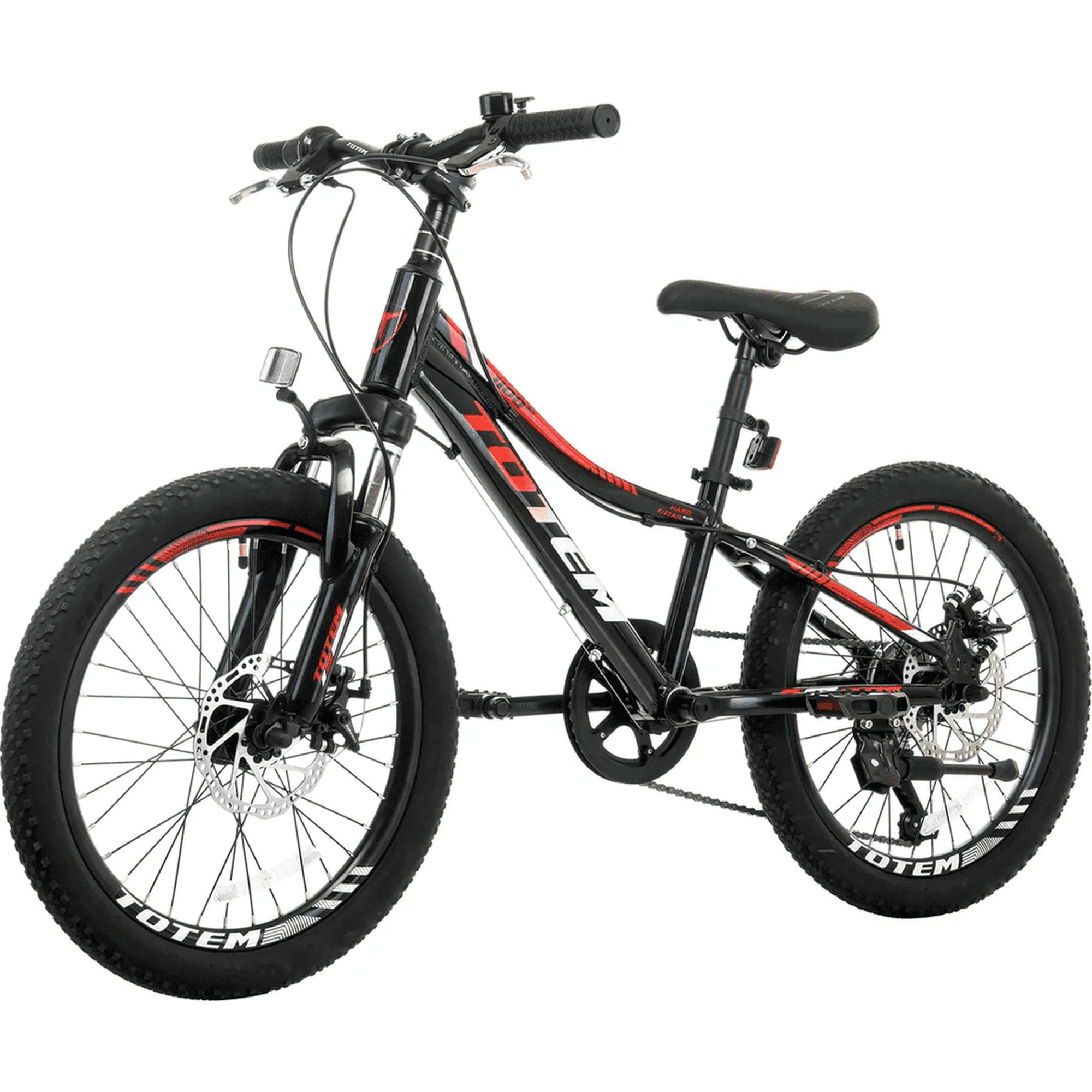 Genérico - Bicicleta Totem Mtb Aro 20 Modelo 1100 Negro Xs