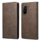 thumbnail image 4 of Funda tipo cartera con bloqueo RFID para Xiaomi Poco C71 4G Con tapa abatible, portatarjetas, cierre magnético, TPU y soporte Marrón, 4 of 6