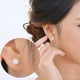 thumbnail image 5 of Pendientes de mujer con caja, bola de discoteca, cristales blancos, pendientes colgantes con gancho para mujer, 5 of 6