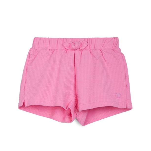 Short Bebé Niña Liso Cintura Elasticada Fucsia Pillin