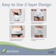 thumbnail image 5 of Envoltura de ostomía AltroCare de 2 capas para prendas de soporte para estomas (M/L), 5 of 6