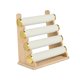 thumbnail image 5 of Organizador De Joyas Para Escaparates, Pulseras, Brazaletes, Mesa De Exposición, Cuatro Capas, Color Beige, 5 of 5