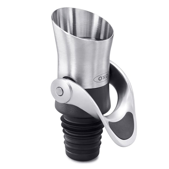 Tapón y vertedor de vino OXO Steel