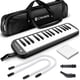 thumbnail image 1 of Air Piano Melodica De 32 Teclas Con Doble Tubo Y Funda Color Negro, 1 of 8