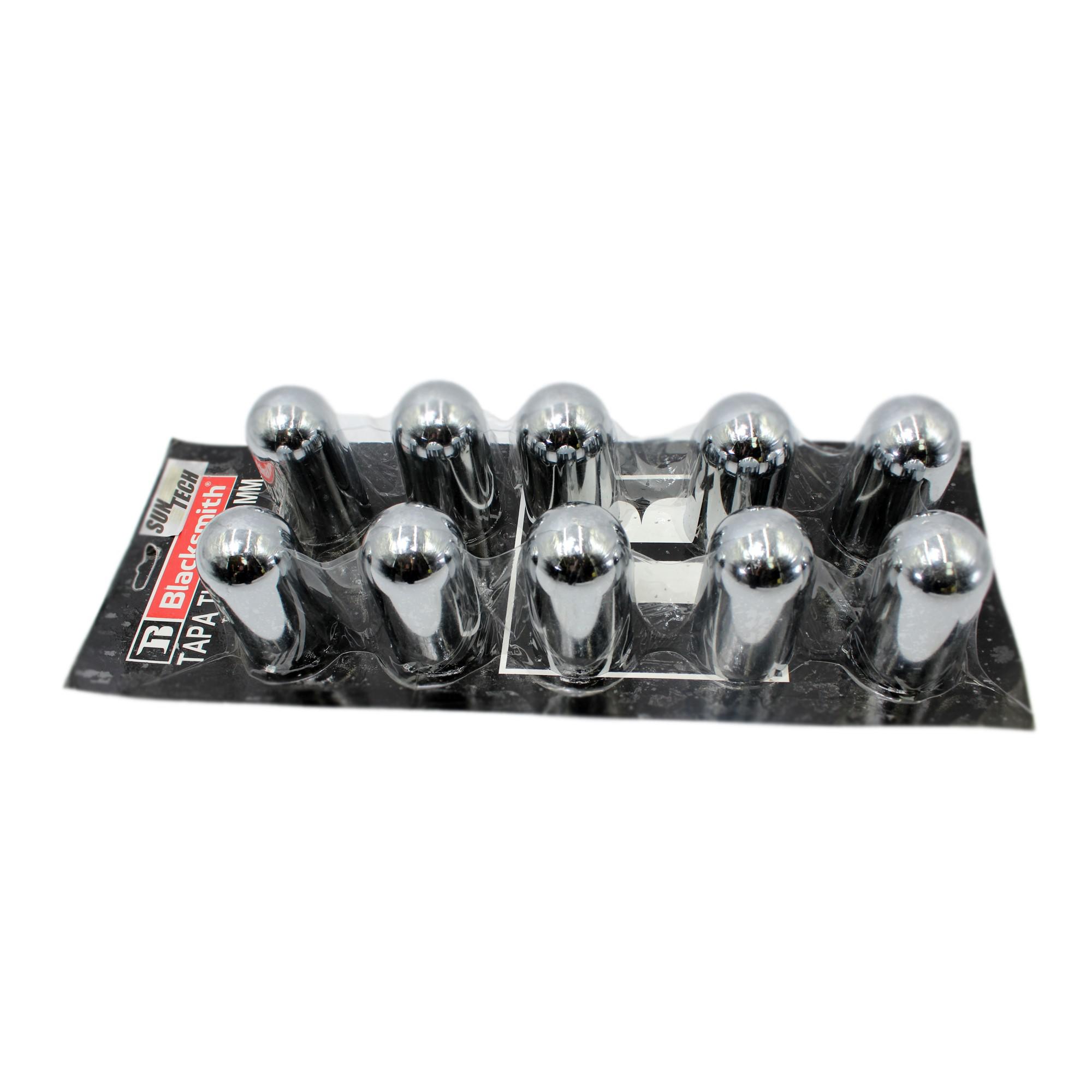 Gotek - Tapa Tuerca Cromada 32-33 Mm - Media Esfera-Con Hilo