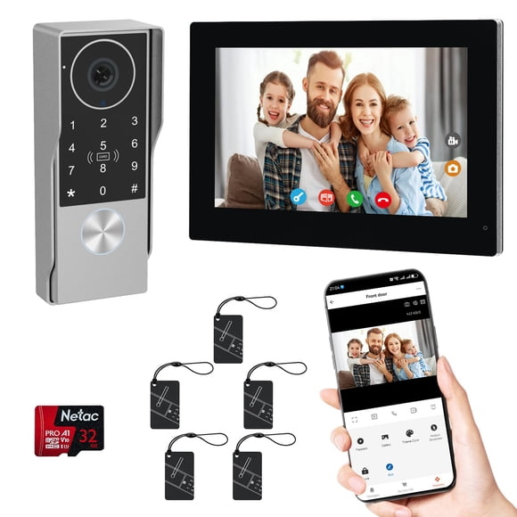 Timbre de video LUMOBELL 18 cm pantalla táctil 2 cables