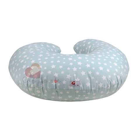 Canguamor - Cojín De Lactancia Estrellas Color Menta
