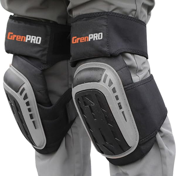 Rodilleras Grenpro Professional Para Trabajo Con Cojín De Gel Suave