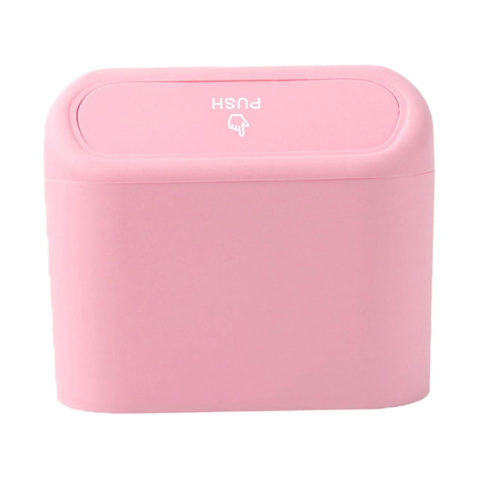 Bothyi - Mini Cubo De Basura Para Coche, Organizador De Basura Para Oficina, Color Rosa