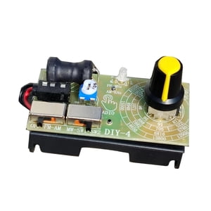 Magideal - Módulo De Radio Fm/Sw De 4 Bandas, Kit De Montaje Pequeño Con Alimentación Por Batería, Am/Fm, Onda Media/Onda Corta Con Dial De Sintonización Manual