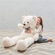 thumbnail image 2 of Oso de peluche Morismos Giant blanco 140 cm, 2 of 6