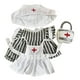thumbnail image 2 of Ropa De Muñeca De Peluche De 20 Cm, Accesorios De Fotografía Suaves, Ropa De Muñeca, Traje De Enfermera Para Muñeca, Color Gris, 2 of 3