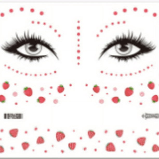 Waterproof Butterfly Wing Tattoo Sticker for Face and Body Decoration - High-End Eye Makeup for Children and Adults - Perfect for Holiday Elf Costumes
