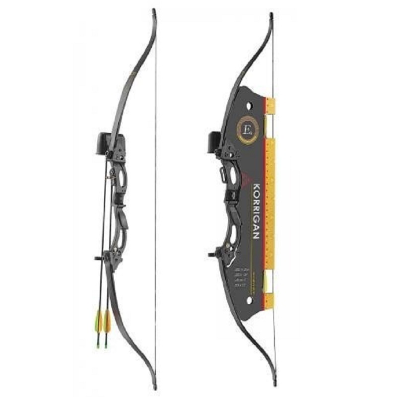 Arco Recurvado Korrigan 20 Libras 850 Grs Juvenil Diestro Set Ek Archery