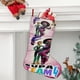 thumbnail image 2 of Supa Equipo Tema: Calcetines de Navidad, fino lino blanco para colgar en escaleras y chimenea, decoración navideña para el hogar, regalo de Navidad. 45cm × 32cm, 2 of 5