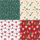 thumbnail image 5 of Papel de regalo navideño Zuffeloria, 4 rollos, 17 x 5 m, color rojo azulado, 5 of 6