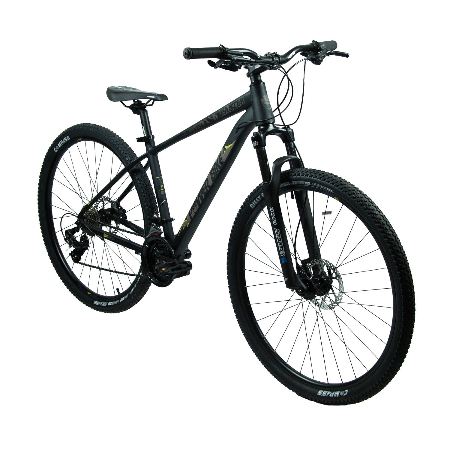 Powerbike - Bicicleta Mtb Aro 29 Negra/verde Panter