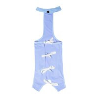 Magideal - Traje De Recuperación De Cirugía De Perros Pet Birly Wraps Agrupo Para Perros Avención Transpirable Pediendo Que Lamer La Protección De La Herida Para Azul Xl