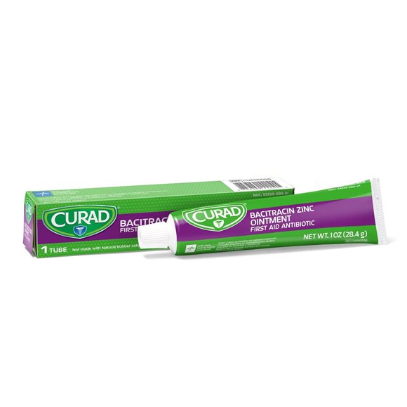 Pomada Curad Bacitracina con Zinc 28 g 1 oz tubo