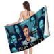 thumbnail image 4 of Servicio de Jurado Toalla de playa de secado rápido con diseño temático, regalo para mujeres y niñas, ideal para cumpleaños, fans, amantes de la música, uso en la playa o al aire libre, 78 × 180 cm, 4 of 6