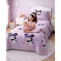 Mylhogar - Cubrecama De Verano Niña Plaza Y Media