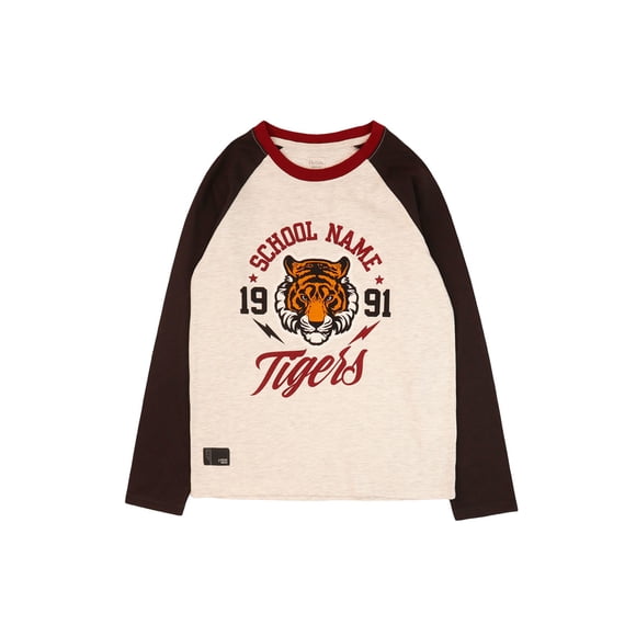 Polera jr niño m/raglan squad