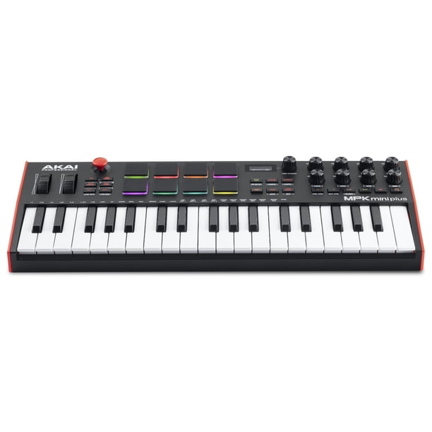 Controlador MIDI Profesional 37 Teclas Akai MPK Mini Plus | Lider