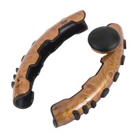 Magideal - Cubierta Del Volante Del Automóvil, Cubierta Antideslizante Protectora Duradera Del De La Rueda Del Agarre Para El Conductor Que Conduce , Marrón Con Pelota