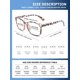 thumbnail image 2 of Gafas de lectura CCVOO que bloquean la luz azul, paquete de 5, 2 of 6