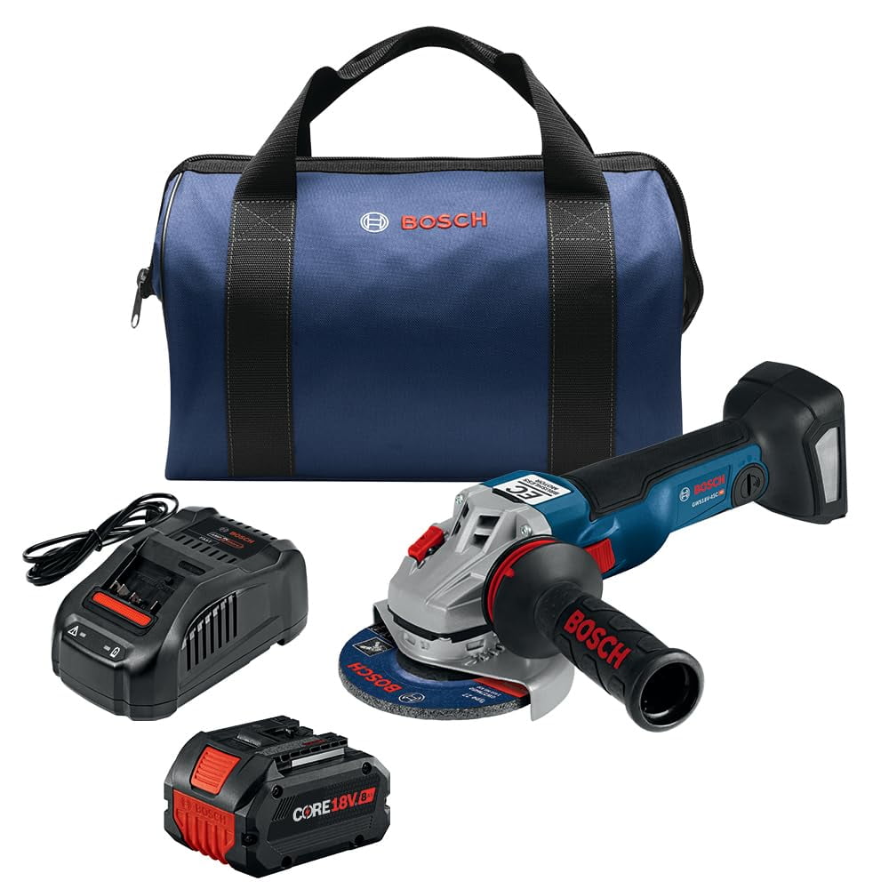Amoladora Angular Bosch Gws18v-10b14 18v Sin Escobillas Con Batería