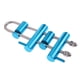 thumbnail image 3 of Rack De Escalada En Roca De Aluminio Descender Rappel Engranaje Descendente 4 Bar Azul, 3 of 5