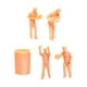 thumbnail image 3 of 1:64 Figuras De Personas Pequeñas Personas Para Proyectos De Bricolaje Decoración De Escenas En Miniatura, 3 of 3