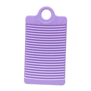 Bothyi - Mini Tabla De Lavar, Tabla De Lavar Gruesa Para Camisas De Niños, Herramientas De Lavandería Para El Hogar, Violeta