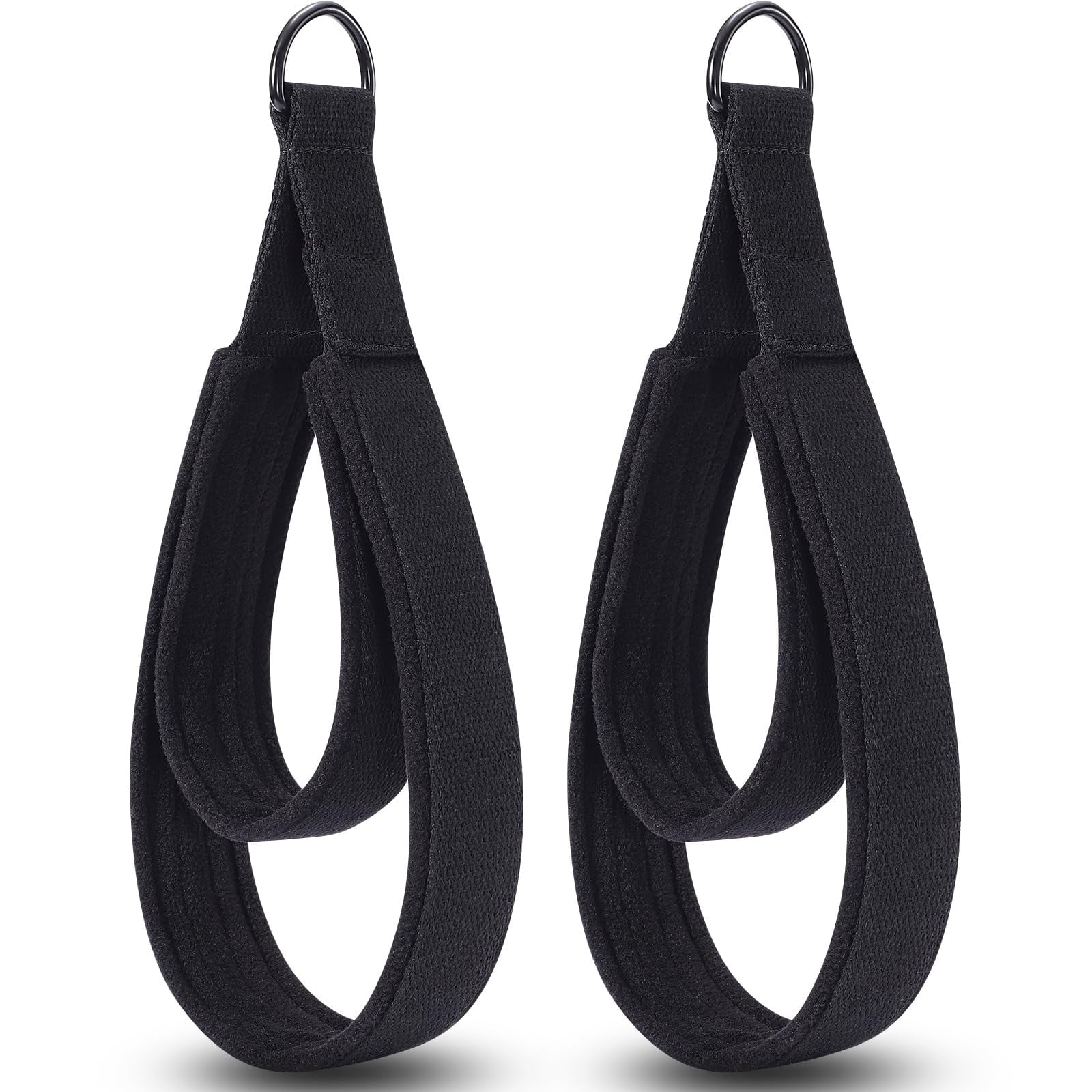 Xusx111 - Correas De Pilates De 2 Piezas - Correas De Anillo De Doble Bucle Para Reformador, Acolchado, Accesorios De Ejercicio De Yoga De Entrenamiento De Gimnasio En Casa