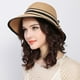thumbnail image 1 of 1pc Sun Hat, Beach Hat, Sun Protection, Foldable, Ribbon Hat, Women's Hat, Colors: Milky White/White/Beige/Pink/Brown, 1 of 5