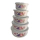 thumbnail image 1 of Juego De 5 Tazones Para Mezclar De Cocina Multiusos Con Tapas Para Pasteles, Repostería Y Aperitivos., 1 of 5