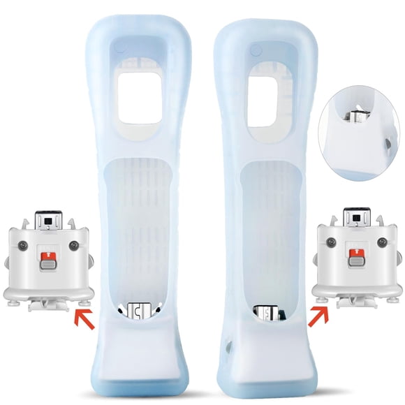 Adaptador Wii Machine-Ya Pack de 2 unidades Blanco + Funda de Silicona