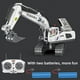 thumbnail image 1 of 2.4Ghz Remote Control Excavator 2 Batteries&nbsp;Toy Metal Shovel&nbsp;,11 Channel RC Construction Bulldozer Vehicles Digger Toys Gift With Light And Sound&nbsp;for 6 7 8 9 10 Years Old Kids Boys, 1 of 3