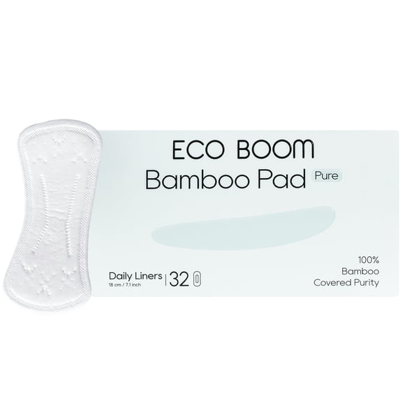 Protectores Diarios Ecoboom De Bamboo Orgánicos 32 Uds