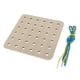 thumbnail image 4 of Juguete Educativo En Blanco Para Enhebrar Cuerdas Montessori Para Niños Pequeños De Madera, 4 of 5
