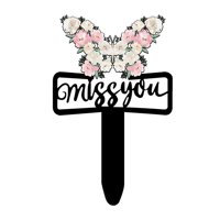 Bothyi - Estaca Conmemorativa, Placa De Metal Para Tumba, Marcador De Estaca Para Tumba De Mascota Funeraria En El Exterior