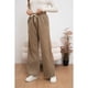 thumbnail image 2 of Pantalón Mujer Bolsillo Botones Pierna Ancha Wide Leg Cotele 7130, 2 of 4