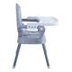 thumbnail image 3 of Silla comer portátil plegable bebé color gris, 3 of 3