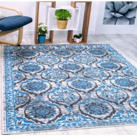 Home Fashion.Cl - Alfombra Celeste Antideslizante 120X180 Cm Con Goma
